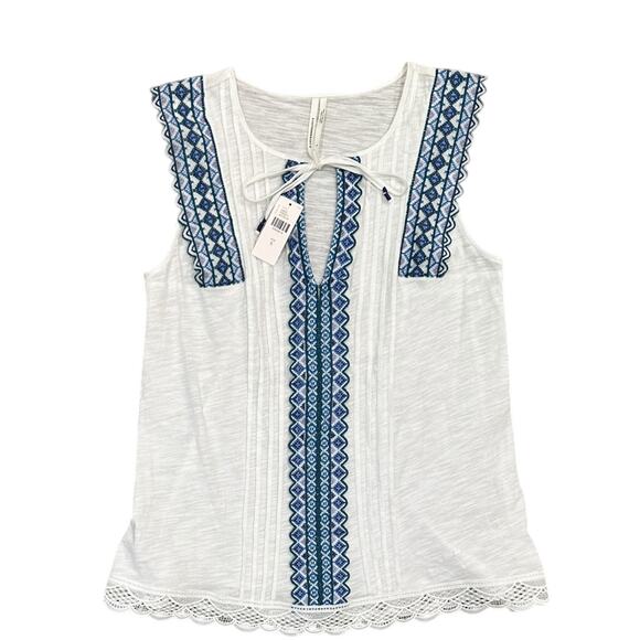 NWT Anthropologie Sigrid Embroidered Tank - Picture 2 of 8